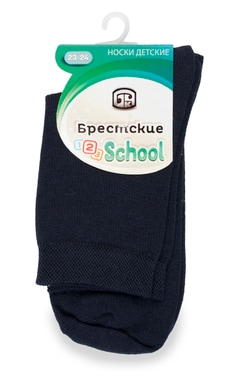 БЧК-Носки детские Брестские School размер 23-24 Темно серые 1 шт-4810089325897-