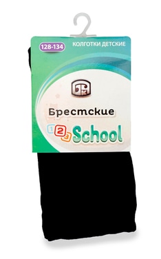 БЧК-Колготки детские Брестские School размер 128-134 Черные 1 шт-4810089322896-