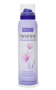 BEAUTY FORMULAS-Дезодорант для интимной гигиены Beauty Form Feminine 150 мл-5012251008297-