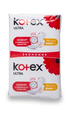 KOTEX-Прокладки женские Kotex Ультравідтіноккие Normal Plus Duo 20 шт-5029053528250-