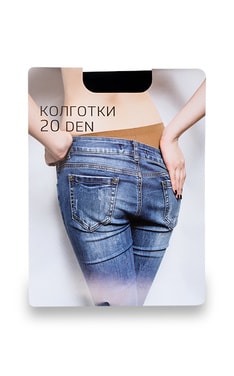 WOMEN'S CODE-Колготки Women's Code VB Nero 20 den, размер (2-S)-4820040923895-