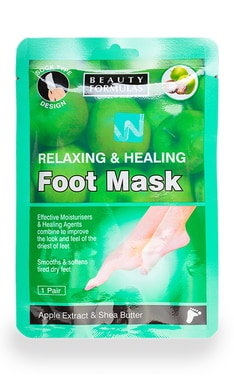 BEAUTY FORMULAS-Маска носок для ног успокаивающий 1 шт-5012251011433-