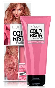 COLORISTA-Бальзам для волос L'Oreal Paris Colorista Washout Тонирующий Фламинго 80 мл-3600523413980-