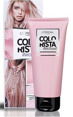 COLORISTA-Тонирующий бальзам для волос L'Oreal Paris Colorista Washout Розовые волосы 80 мл-3600523413973-
