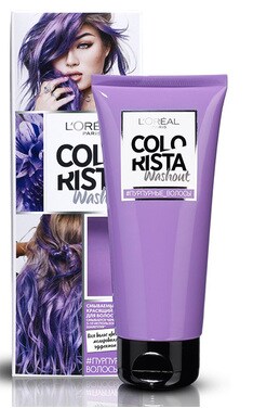 COLORISTA-Бальзам для волос L'Oreal Paris Colorista Washout Тонирующий Пурпурные волосы 80 мл-3600523414017-