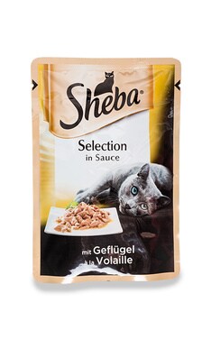 SHEBA-Консерва Sheba Duet с кроликом и домашней птицей в соусе для кошек 85 г-4770608257293-