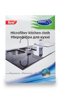 STELLA-Салфетка для уборки кухни Stella из микрофибры 1 шт-5903936004577-