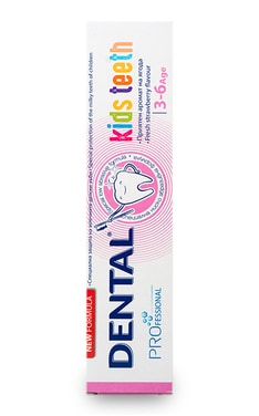 DENTAL PRO-Зубная паста детская Dental 3-6 лет 50 мл-3800038928263-