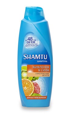 SHAMTU-Шампунь для волос Shamtu Питание и сила 600 мл-4015100195859-
