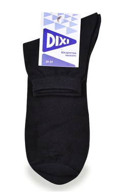 DIXI-Шкарпетки чоловічі Dixi pозмір 29-31 Чорні 1 шт-9210000012052-