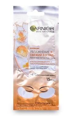 SKIN NATURAL-Патчи под глаза Garnier Skin Naturals Свежий взгляд 6 г-3600542154826-