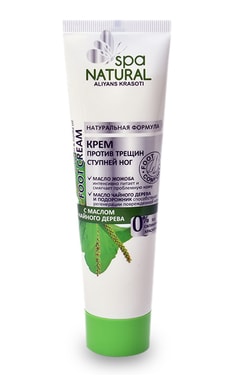 МІЙ КАПРИЗ-Крем для ног Мой каприз Naturals SPA против трещин стоп ног с маслом чайного дерева 100 мл-4820074623839-