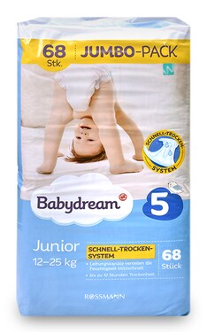 BABYDREAM-Підгузки дитячі Babydream розмір 5 10-16 кг 68 шт-4305615203546-