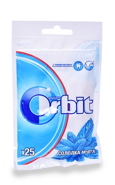 ORBIT-Жувальна гумка без цукру Orbit з ароматом м'яти 25 шт-4009900363709-