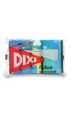 DIXI-Кухонна губка для миття посуду Standart 5 шт-4823058334912