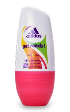 ADIDAS-Дезодорант-антиперспірант для тіла Adidas Get Ready кульковий для жінок 50 мл-3607349805357-