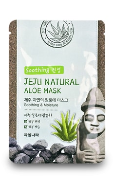 WELCOS-Маска для лица Jeju Natural Aloe Facial 1 шт-8803348024330-