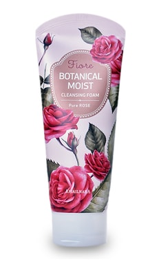 WELCOS-Пінка для вмивання Botanical Moist Cleansing Foam Pure Rose 120 г-8803348036982-