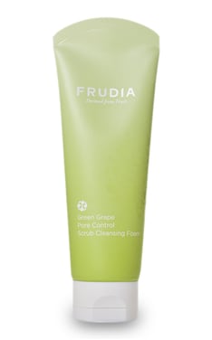 WELCOS-Скраб для обличчя Frudia Pore Control Scrub Cleansing Foam з зеленим виноградом Для проблемної жирної шкіри 145 г-8803348033523