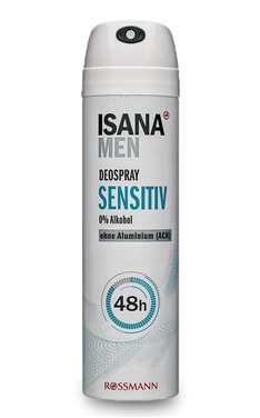 ISANA MEN-Дезодорант-cпрей мужской Isana Men Sensitive 150 мл-4305615614144-
