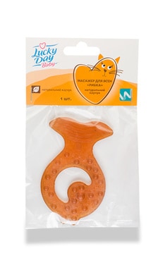 LUCKY DAY BABY-Массажер для десен детский Lucky Day Baby Рыбка 1 шт-4823060809385-
