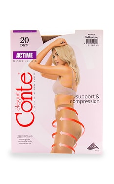 CONTE-Колготки жіночі Conte Active 20 den Natural-4810226006399-