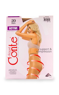 CONTE-Колготки женские Conte Active 20 den Natural-4810226006399-