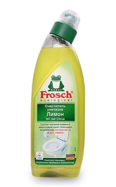 FROSCH-Очиститель унитаза гелевый Frosch Лимон гель 750 мл-4009175170507-