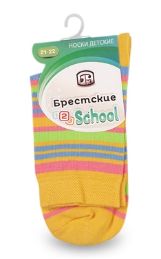 БЧК-Носки детские Брестские размер 21-22 Желтые 1 шт-4810089356679-