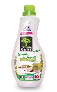 L'ARBRE VERT-Пом’якшувач для тканин L'arbre Vert Дихання чистоти 800 мл-3450601028656-