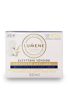 LUMENE-Крем для обличчя нічний Lumene Klassikko Антивіковий відновлюючий 50 мл-6412600814927-