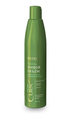 CUREX-Шампунь для волос Estel Curex Volume Живой объем Для жирных волос 300 мл-4606453063904-