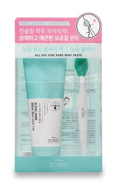 SCINIC-Паста для обличчя Scinic All Day Fine Pore Mint Paste Для очищення пор 80 мл-8809546000138-