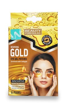 BEAUTY FORMULAS-Патчі гелеві Beauty Formulas Gold Під очі-5012251012850
