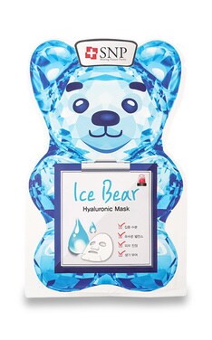 SNP-Маска для лица Snp Ice Bear Hyaluronic Mask 1шт-8809458844455-
