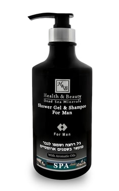 HEALTH and BEAUTY-Гель-шампунь для душа Health & Beauty Dead Sea Minerals 2 в 1 780 мл-7290014043497-