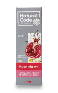 NATURAL CODE-Крем под глаза Natural Code 50+ 20 мл-4820160037816-