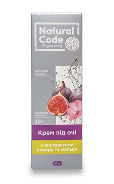 NATURAL CODE-Крем під очі Natural Code 30+ 20 мл-4820160037793-