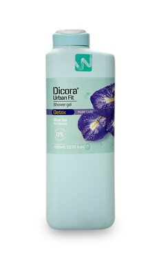 DICORA URBAN FIT-Гель для душу Dicora Detox Blue tea Nuvaria Голубий чай 400 мл-8410262902141-