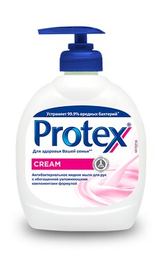 PROTEX-Рідке антибактеріальне мило для рук Protex Cream 300 мл-8693495040136-