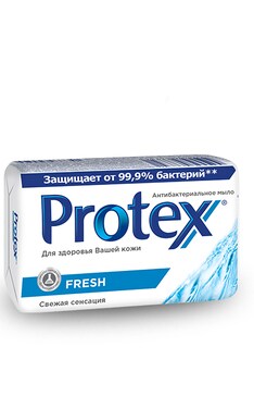 PROTEX-Туалетне антибактеріальне мило Protex Fresh Свіжа сенсація 90 г-8693495037341-