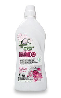 NO GREEN HOME-Эко-кондиционер для белья nO% Green Home Magic Fresh С экстрактом алоэ и лотоса 1 л-4823080004302-