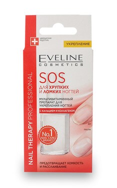 EVELINE-Средство для ломких ногтей Eveline Sos 12 мл-5907609329714-