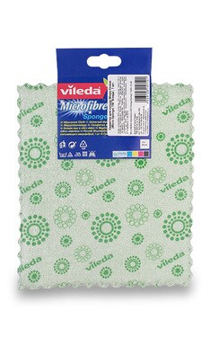 VILEDA-Салфетка для посуды Vileda Micro Sponge 1 шт-4023103157101-