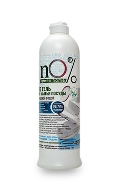 NO GREEN HOME-Эко-гель для мытья посуды nO% Green Home С экстрактом лимона и маслом С пищевой содой 500 мл-4823080002773-