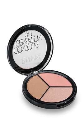 EVELINE-Палитра для контуринга лица Eveline Cosmetics Contour Sensation оттенок 01 Pink Beige 10 г-5901761933697-