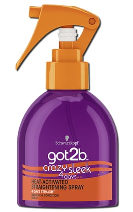 GOT2B-Спрей для волос Got2B Crazy Sleek для выпрямления волос фиксация 3 200 мл-9000100418645-