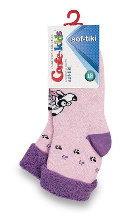 CONTE-Носки детские Conte-kids Sof-tiki размер 18 Светло-розовые 1 шт-4810226159156-