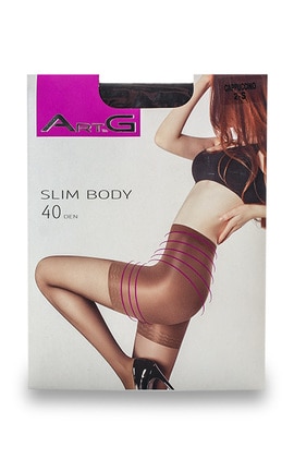 ART G-Колготки Slim Body Cappuccino 40 Den, размер (3-M)-4820040103730-