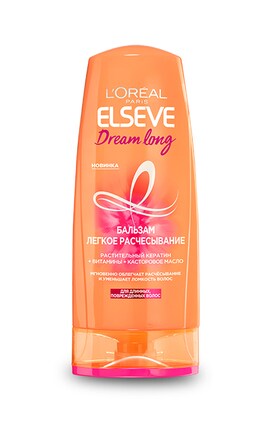 ELSEVE-Бальзам для волосся Elseve Dream long Легке Розчісування для довгого пошкодженого волосся 200 мл-3600523759569-
